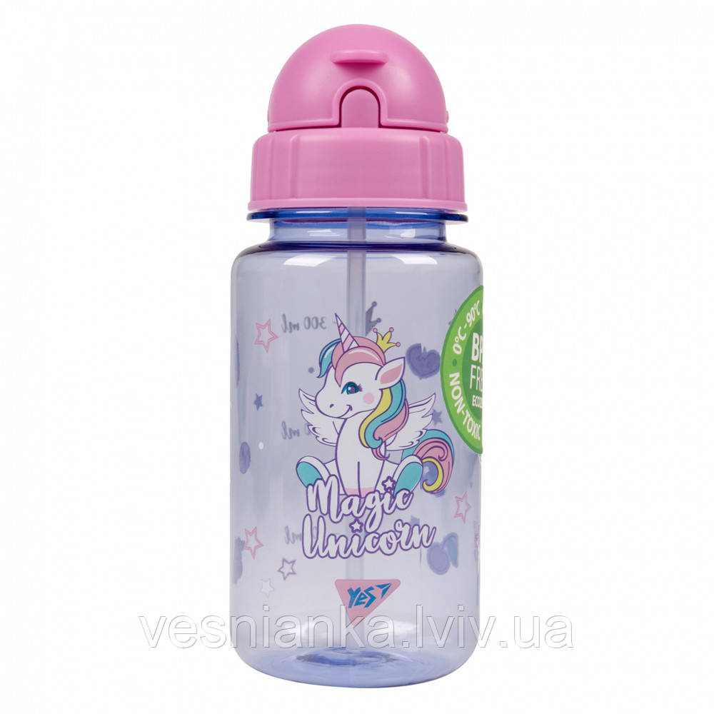 Пляшечка для води 350 мл. з трубочкою "Sweet" 708176 Yes