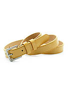 Жіночий ремінь 2,3 х 110 см Гірчичний zhn-kz-kit23-011, фото 2