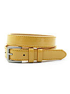 Жіночий ремінь 2,3 х 110 см Гірчичний zhn-kz-kit23-011, фото 3