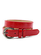 Жіночий ремінь 2,3 х 110 см Червоний zhn-kz-kit23-012, фото 3