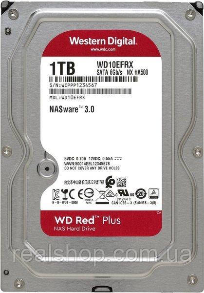 Жорсткий диск Western Digital Red 1 TB 64 MB 5400 rpm WD10EFRX 3.5 SATA III