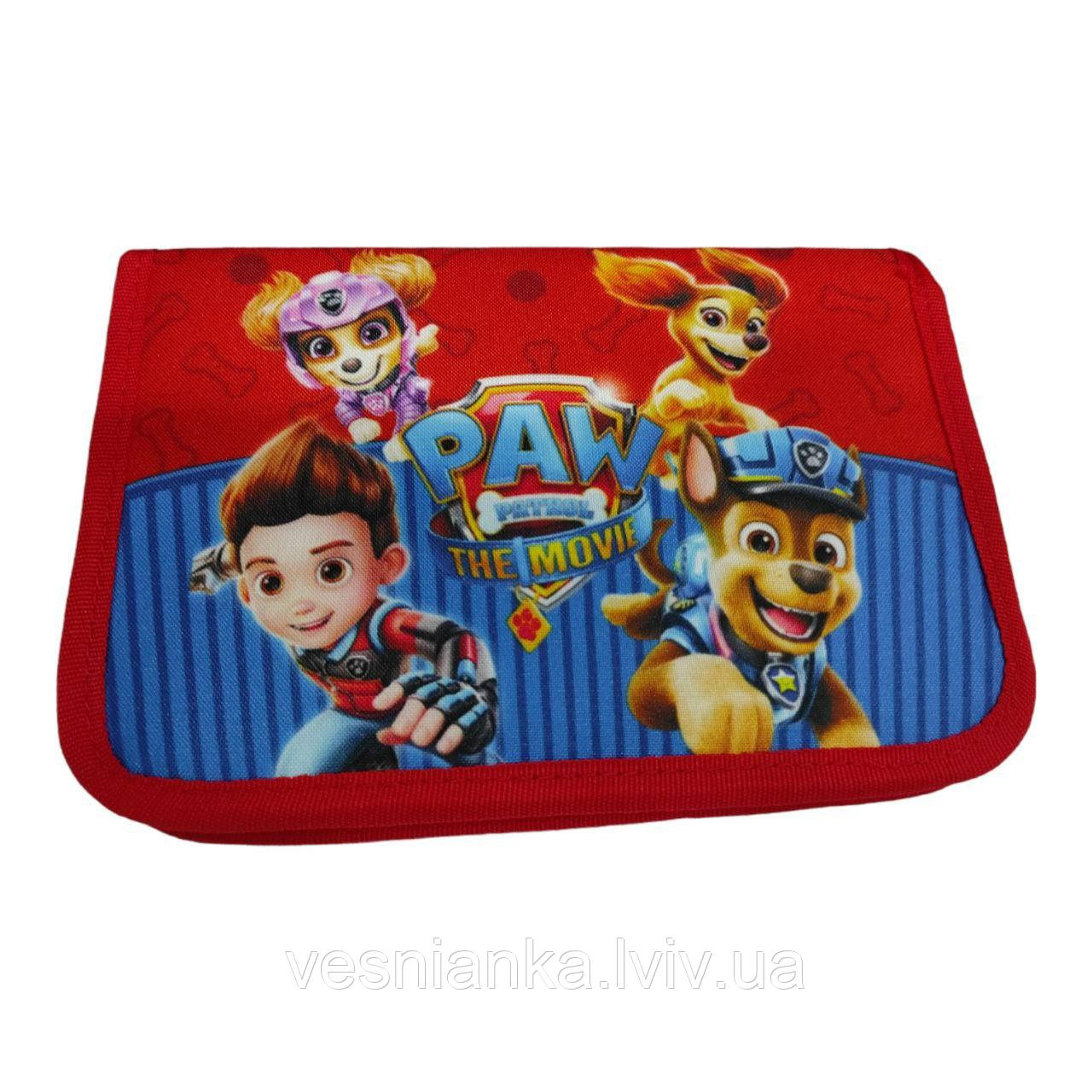 Шкільний пенал книжка на 2 відділення "Paw Patrol" арт 931301 Leader