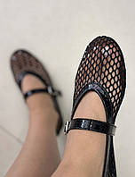 Жіноче взуття з дихаючою сіткою чорного кольору, 25,5 см