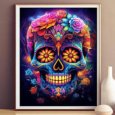 Набір алмазна мозаїка Череп 40х30 см