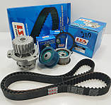 Комплект ременя ГРМ (ремінь + 2 розміри +помпа) ВАЗ 2110-12 LSA Словаччина, фото 2