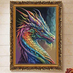 Набір алмазна мозаїка Дракон 40х30 см