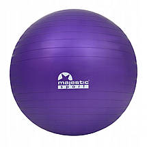 М'яч для фітнесу (фітбол) Majestic Sport 65 см Anti-Burst GVP5028/V Poland, фото 6
