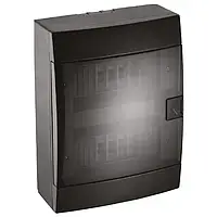 Щиток на 16 автомати зовнішнього встановлення чорний HOROZ ELECTRIC