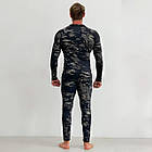 🔥 Комплект термобілизни "Esdy. Level-1" (multicam black) чорний мультикам флісова термо-білизна тактична, фото 8