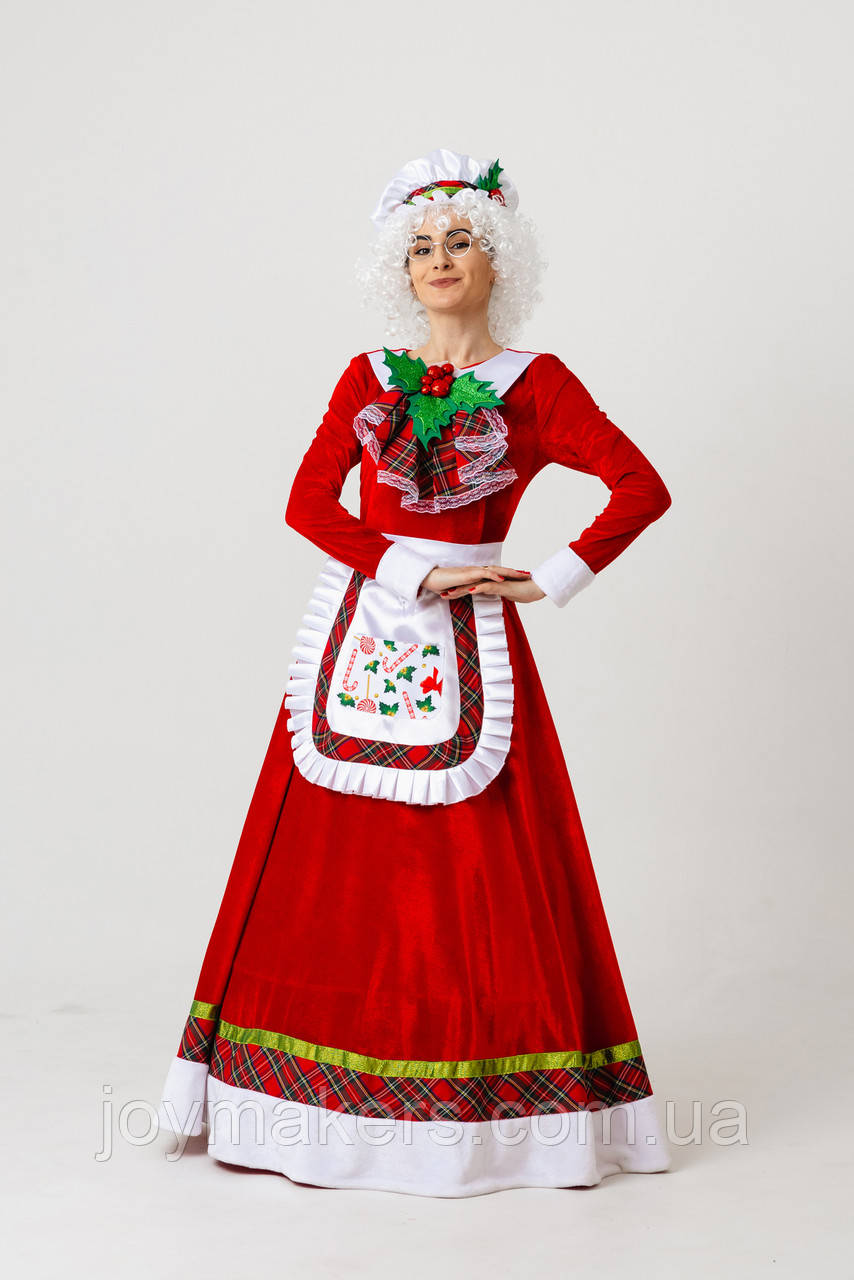 Костюм Місіс Санти 44-48, фото 1