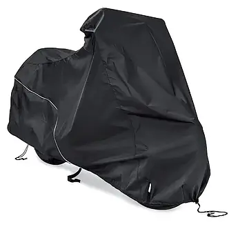Захисний водонепроникний чохол для мотоцикла Waterproof Cover Розмір "L" 246х104х127 см Чорний YU227, фото 1