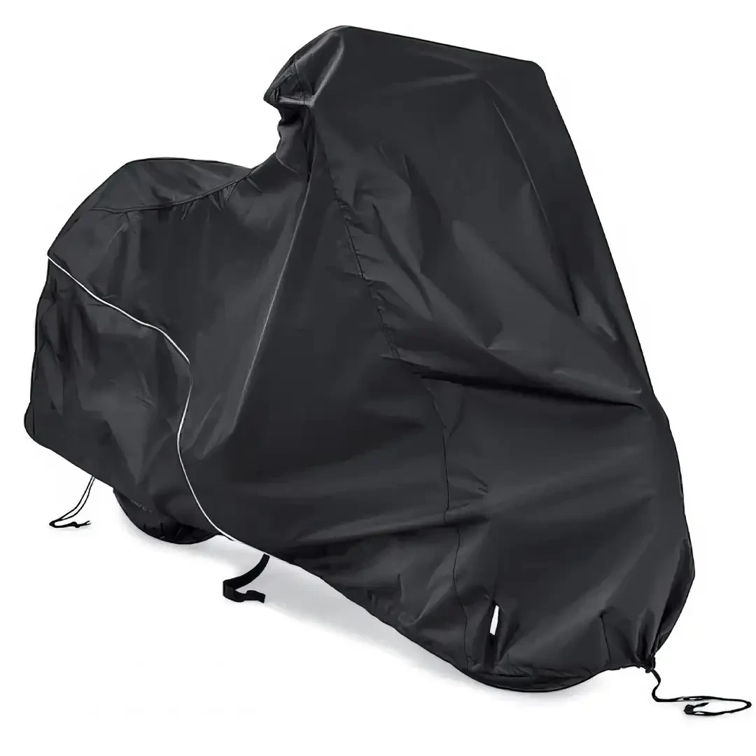 Захисний водонепроникний чохол для мотоцикла Waterproof Cover Розмір "L" 246х104х127 см Чорний YU227