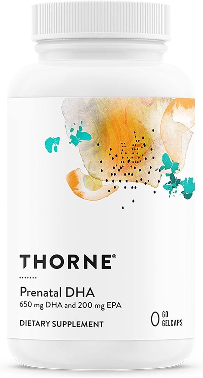 Thorne Research Prenatal DHA / Пренаталь ДГК Омега-3 для вагітних і годуючих 60 капсул