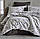 Постільна білизна Clasy "Paredes" сатин DeLux преміум євро-розміру бавовняна Туреччина, фото 2