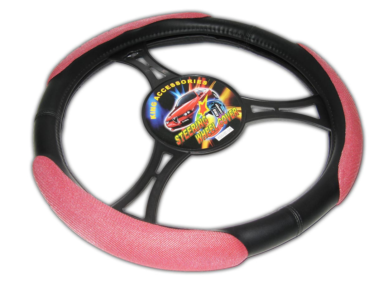 Обплетення 064-2-L чорна/3 червоних вставки, фото 1