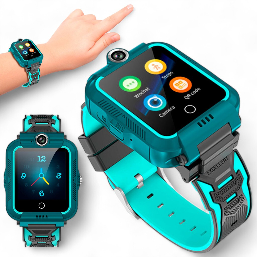 Дитячий розумний смарт-годинник з камерою і функцією дзвінка Smart Baby Watch Kids XO-H110 Розумний годинник з GPS, зелений