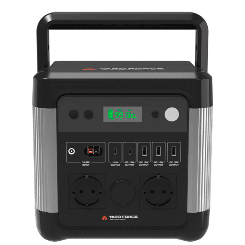 Портативне джерело живлення Yard Force LX PS1200, потужність 1200 Вт, 974Wh, LiFePo4, 248*190*245 мм, 9.8 кг, фото 1