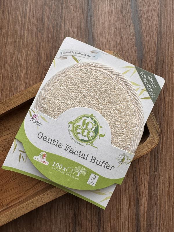 Ватні тампони для зняття макіяжу та очищення шкіри So eco gentle facial buffers, фото 1