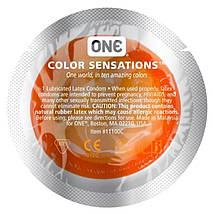 Набір презервативів ONE Color Sensations кольорові 100 шт, фото 5