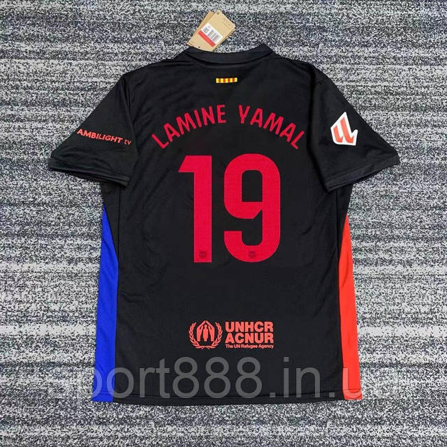 LAMINE YAMAL アマル 19 バルセロナ✕トラビス コラボ 半袖シャツ