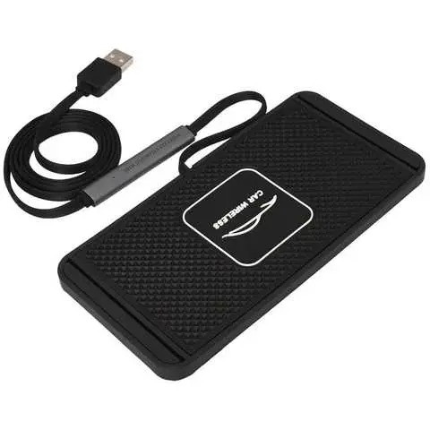 Силіконовий килимок в авто зі швидким бездротовим заряджанням Car Wireless Pad C1 15W