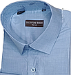 Класична однотонна чоловіча сорочка Salvatore Russo vd-0105 блакитна з довгим рукавом, ошатна, стильна, фото 7