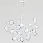 Змінна підвісна біла люстра 887/27WH, фото 2