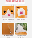 Велика М'яка іграшка Кіт Батон 3 кольори, антистрес подушка 130см, фото 3