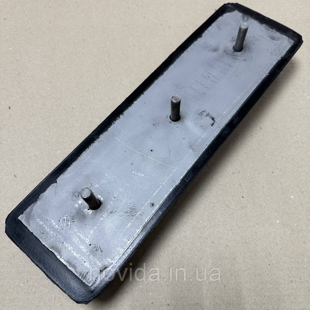 Амортизатор платформи КАМАЗ (подушка) прямокутна на 3 шпильки (посилений) 5511-8601144