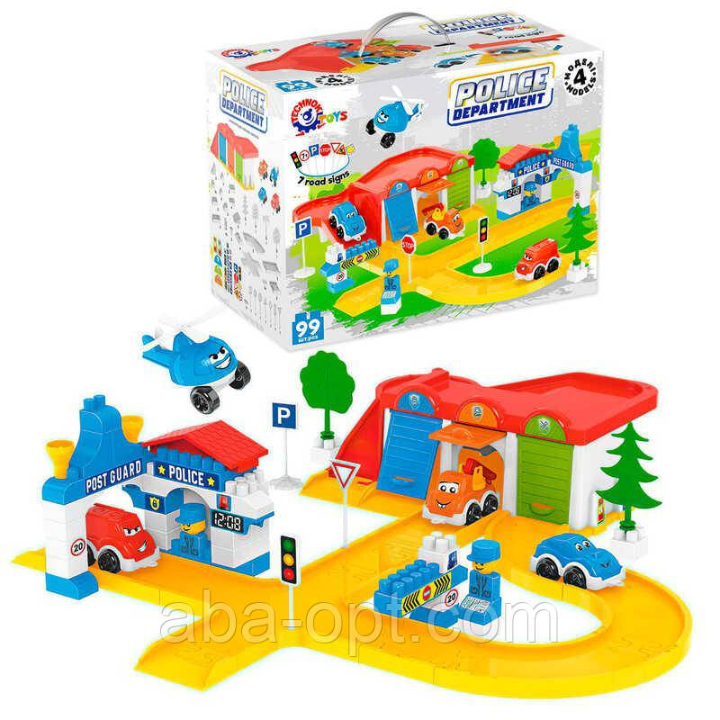 Гр Паркінг 0006 (3) "Technok Toys", 99 елементів, в коробці, фото 1