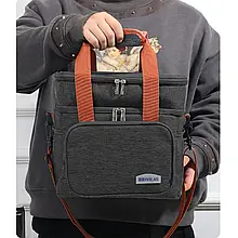 Ізотермічна двошарова термосумка на два відділення YU227