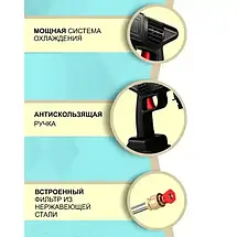 Акумуляторна мийка високого тиску 48 V + 2 АКБ / Пістолет для миття автомобіля/розпилювач води YU227, фото 5