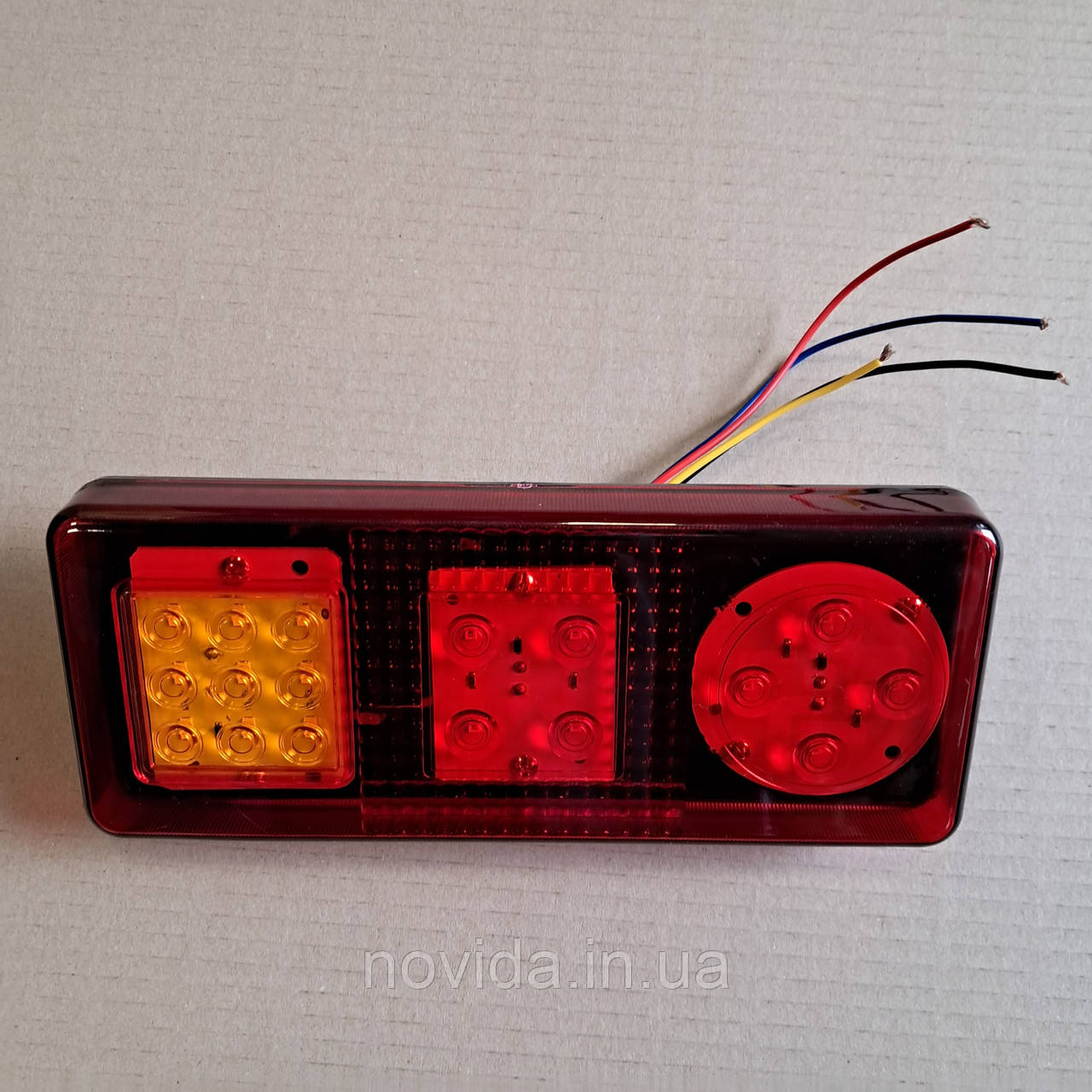 Ліхтар МТЗ задній світлодіодний LED (червоне скло) ФП-401 LED