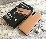 Power Bank 50000 mah Коричневий з екраном 3 USB + ліхтарик, павер банк SV227, фото 6