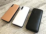Power Bank 50000 mah Коричневий з екраном 3 USB + ліхтарик, павер банк SV227, фото 7