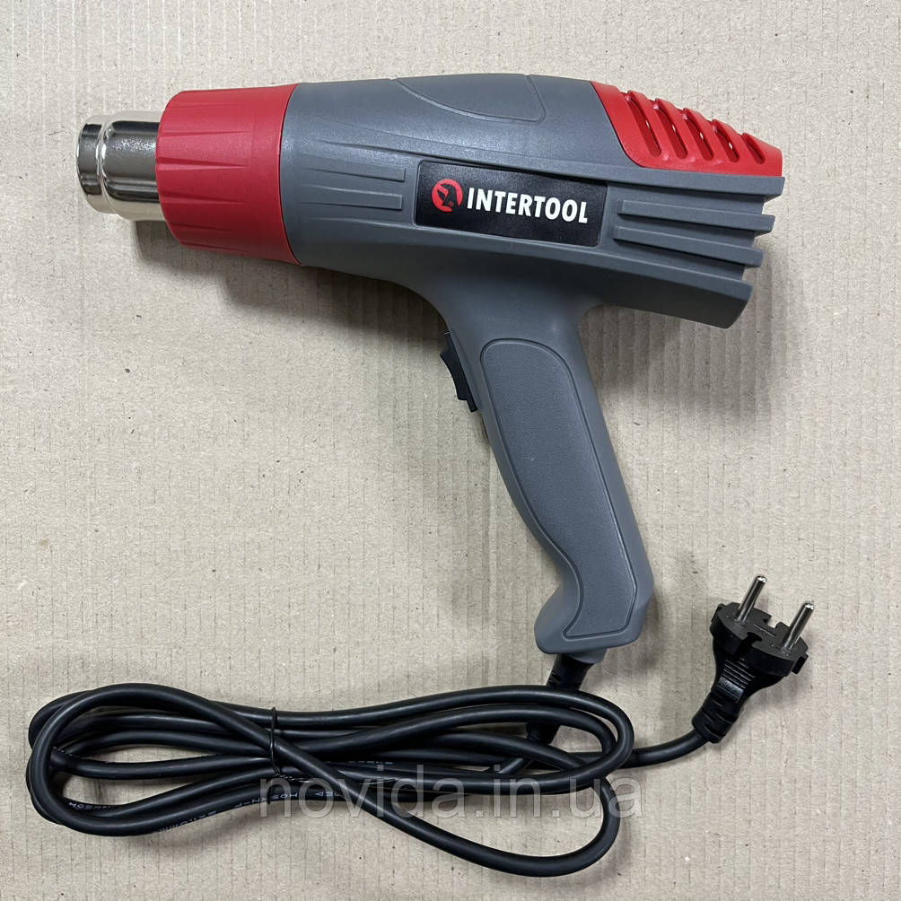 Фен технічний 2000 Вт, 2 режими, 400-600 ° С, 300-500 л/хв INTERTOOL DT-2416