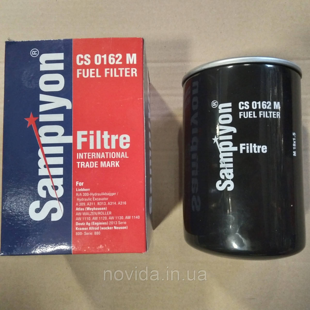 Фільтр паливний ЯМЗ Євро-4. (WDK940/1), (536-1117075), (KF-ФТ.01.0003), (7511.1117075) (SAMPIYON) CS 0162 M