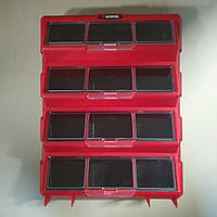 Органайзер 19" 475*380*135мм, 12 осередків INTERTOOL BX-4018