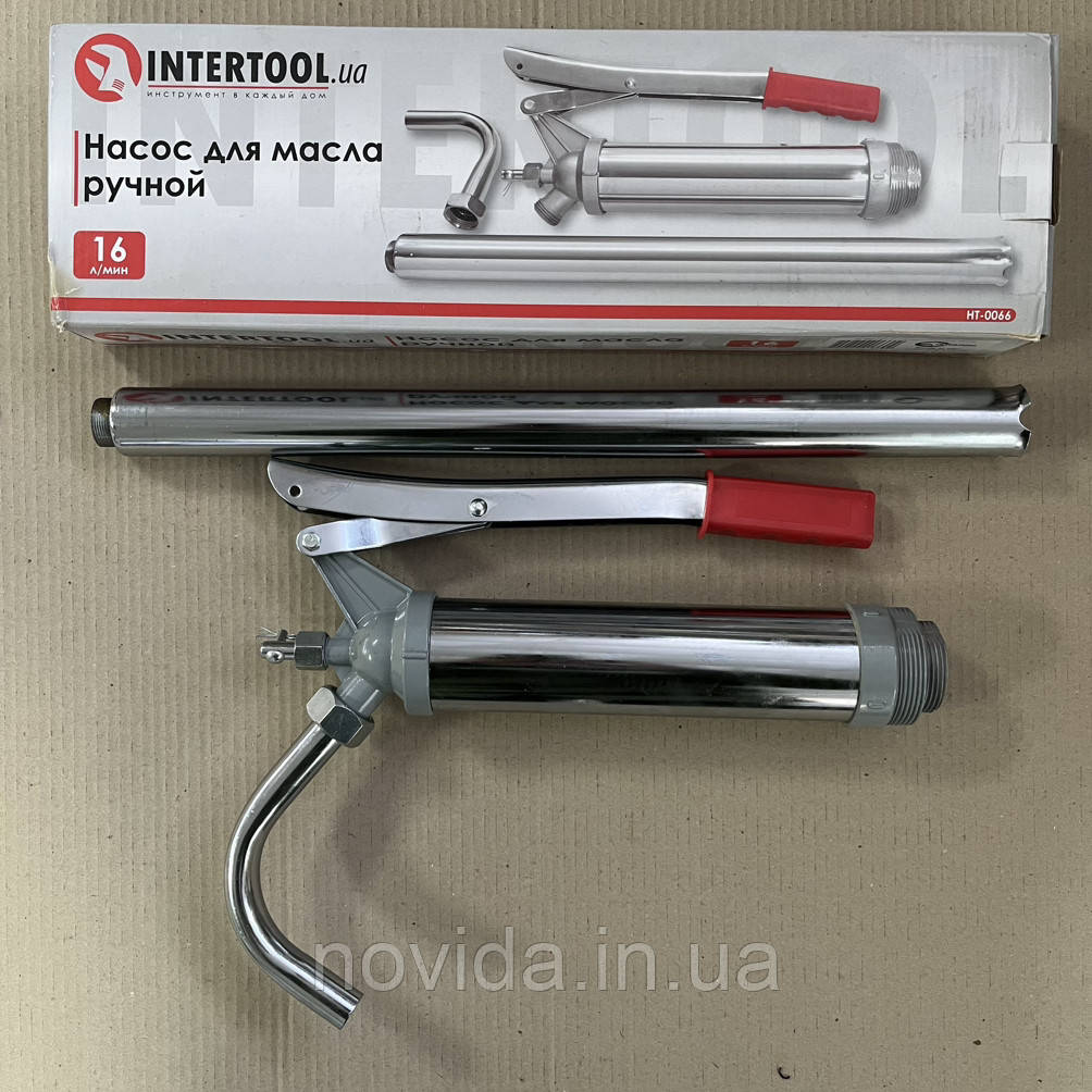 Ручний насос для олії 16 л/хв INTERTOOL HT-0066