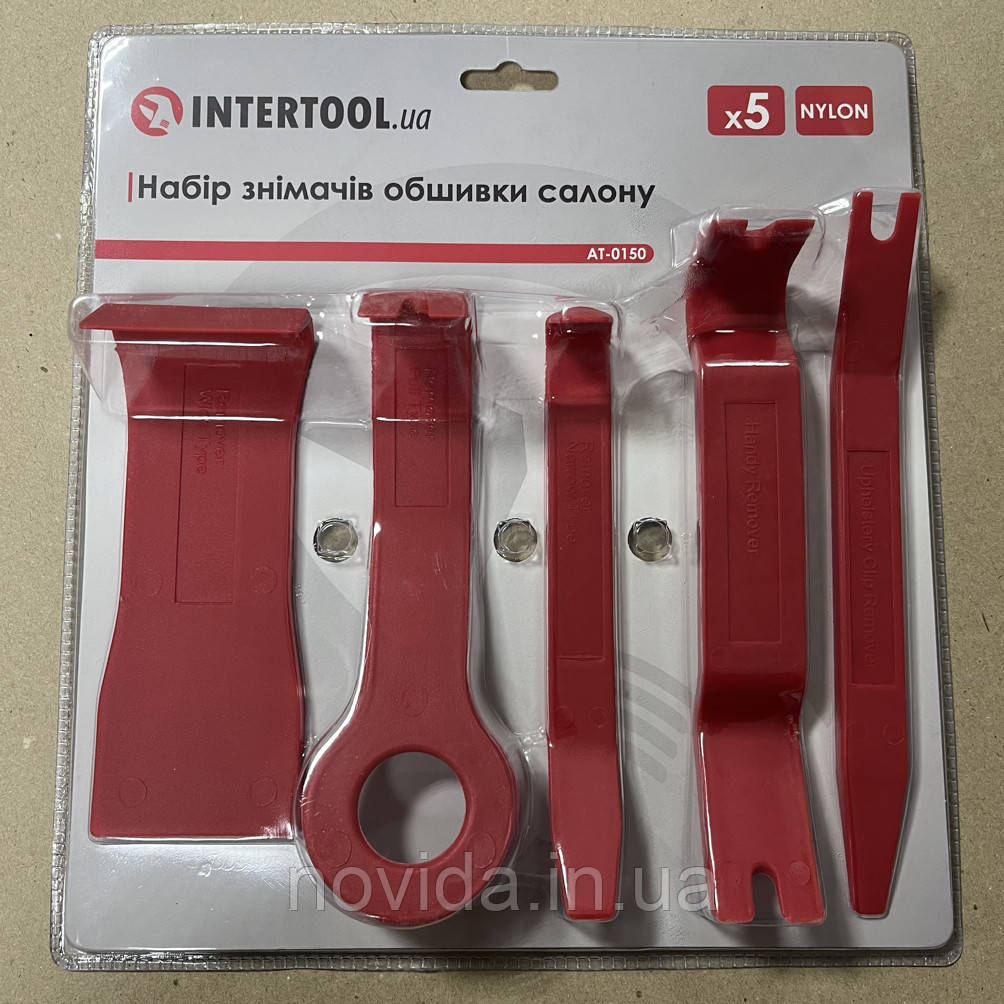 Набір знімачів обшивки салону 5шт пр-во INTERTOOL AT-0150