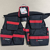 Сумка поясна слюсарно-будівельна, 18 кишень, поліестер INTERTOOL SP-1011