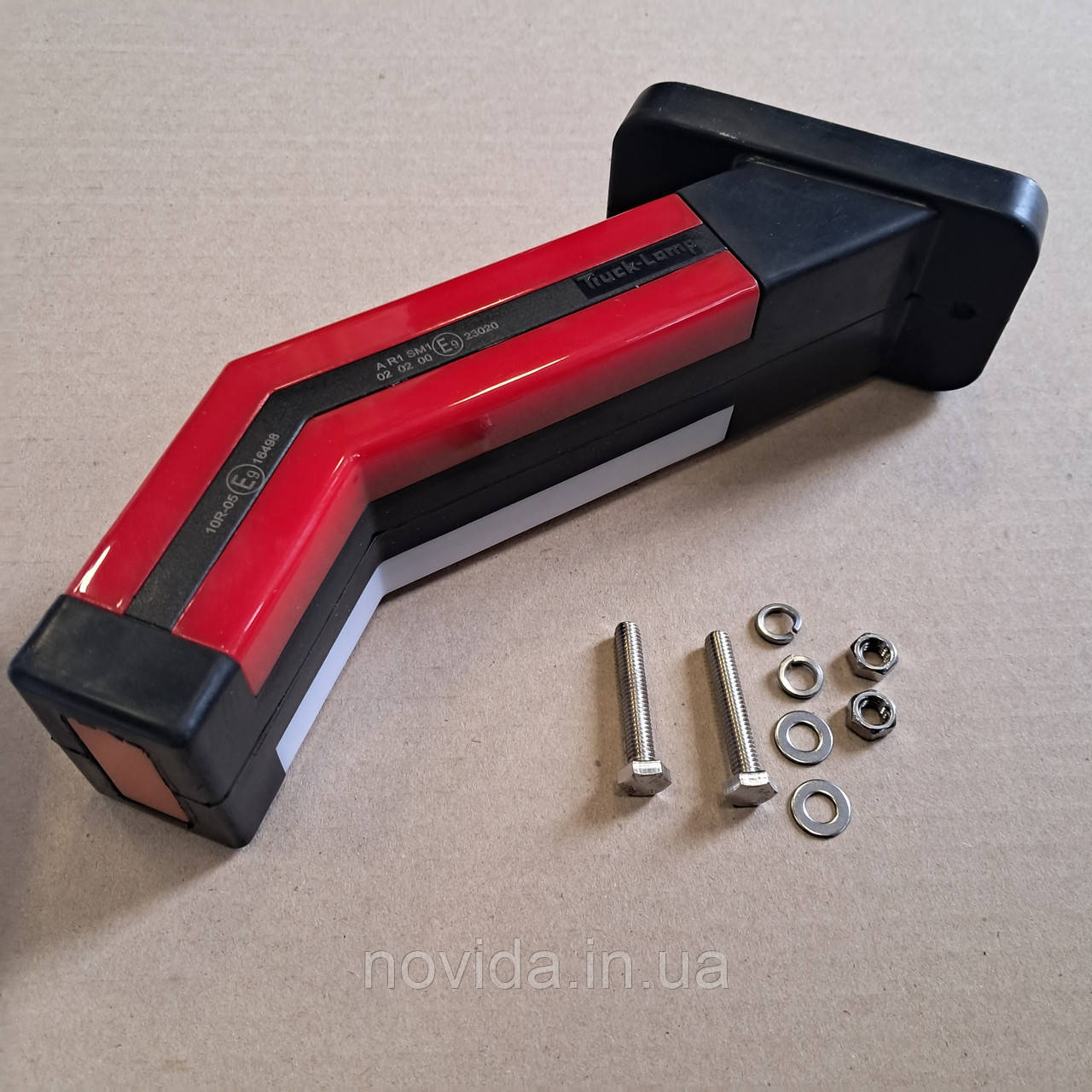 Фара LED габаритний правий, ріжок прямий 12/24V (LITLEDA, JUBANA) 453707013