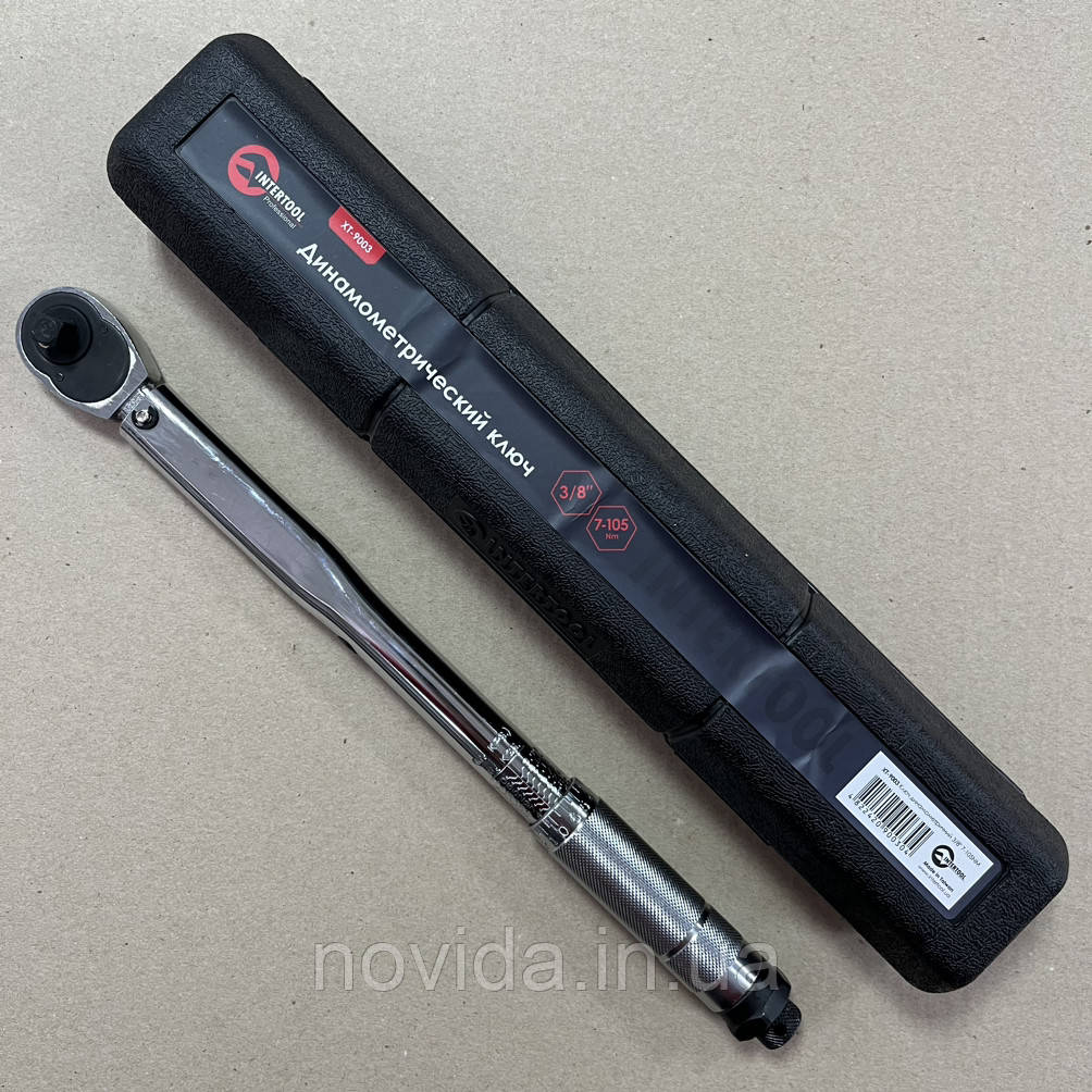 Динамометричний ключ 3/8", 7-105 Нм INTERTOOL XT-9003