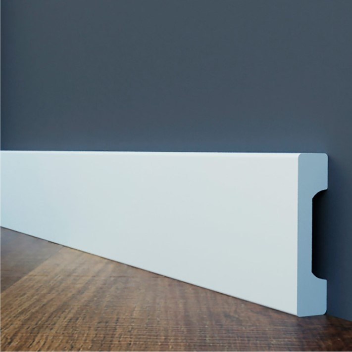 Плінтус прямокутний LPC-23 Cezar з дюрополімер висотою 68 мм. Доставка, фото 1