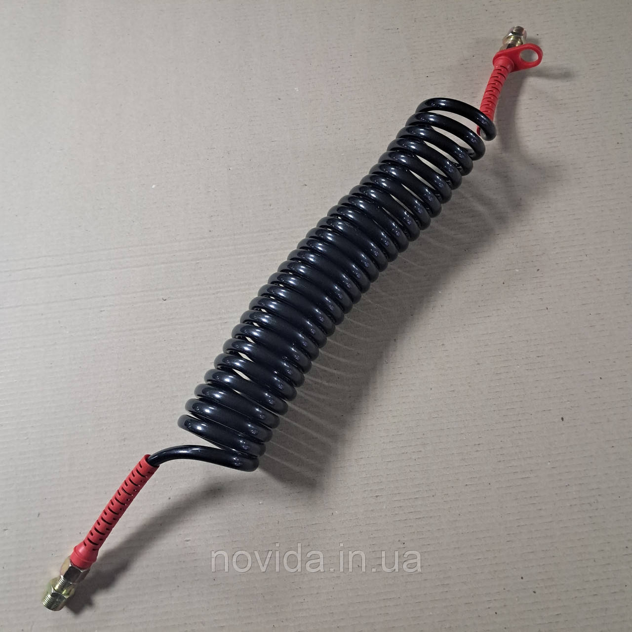 Шланг кручений М22x1,5 (чорний, червоний наконечник) 7 м. (DK 05HH0108-B) 3335674861