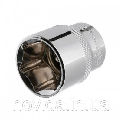 Головка шестигранна 1/2", 27x42 мм, хром-ванадій INTERTOOL ET-0027