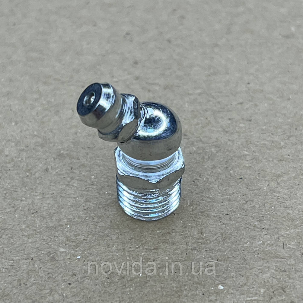 Прес-маслянка М10*1 кут 45 цинк 000003096