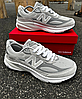 Чоловічі кросівки New Balance 990 Grey Нью Баланс світло сірі, фото 2
