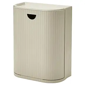 ГОРДСБУТІК кошик з кришкою, сіро-бежевий, 21 l