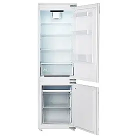 РІСНЕС холодильник+морозильна камера, білий/IKEA 500 вбудований, 192/79 l